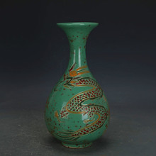 Vaso de porcelana de dragão artesanal, decoração antiga de porcelana 2024 - compre barato