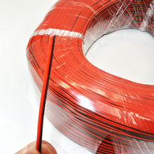 609 Meters  200FT 24 Gauge AWG Electrical Wire Tinned Copper Insulated PVC Extension LED Strip Cable Red Black Wire 2024 - buy cheap