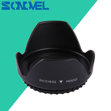 52mm Screw-In Flower Lens Hood For Canon EOS M M1 M2 M3 M5 M6 M10 with EF-M 55-200mm / EF-M 18-55mm f/3.5-5.6 IS STM Lens 2024 - buy cheap