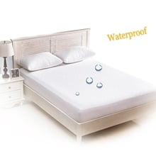 White Bed Mattress Cover Waterproof Mattress Protector Pad Fitted Sheet Separate Water Bed Linens Elastic Kids Room Bedspread 2024 - buy cheap
