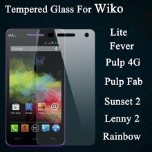 2.5D 9H Tempered Glass Screen Protector For Wiko Pulp Fab 4G Fever Rainbow Lite UP Sunset 2 Selfy 4G Lenny 2 3 pelicula de vidro 2024 - buy cheap
