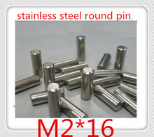 100pcs/lot  2*16mm  stainless steel 304 dowel pin/pin bush 2024 - buy cheap