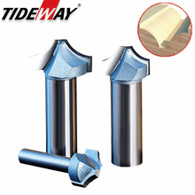 Tideway Industrial Grade Tungsten Carbide Slotting Milling Cutter 1/4 1/2 Shank CNC Tool Woodworking Router Bits For MDF 2024 - buy cheap
