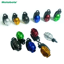 MOTOBOTS 4Pcs/set Alloy Valve Caps Bicycle MTB BMX Tire Valve Anti-Dust Covers Top 6-Color #FD-5489 2024 - buy cheap