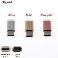 Cltgxdd conector macho usb tipo c, colorido para micro usb fêmea, conversor de segundo para samsung galaxy note 8 9 s8 s9 2024 - compre barato