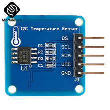 LM75 CII I2C Digital Módulo Sensor de temperatura LM75A Módulo de placa de desarrollo para Arduino R3 Mega2560 2024 - compra barato