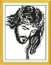 meditation cross stitch kit people 18ct 14ct 11ct count print canvas stitches embroidery DIY handmade needlework plus 2024 - buy cheap