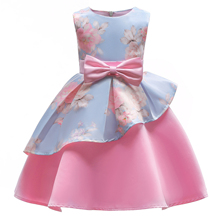 Рождественское платье для девочек с розой, красивое платье для маленьких девочек, одежда, детские платья для девочек, свадебное платье принцессы, праздничный костюм 2024 - купить недорого