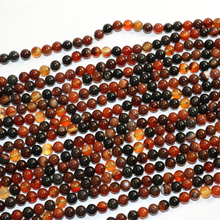 Newly dream carnelian natural stone onyx agat 6mm 8mm 10mm 12mm round loose beads diy beautiful Jewelry A34 2024 - buy cheap