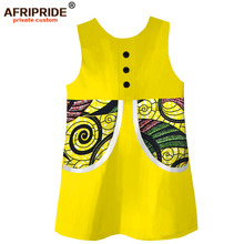 2019 3-15 crianças do miúdo africano lindo vestido para meninas sob medida mini strapless meninas vestido de algodão bebê afripride a194001 2024 - compre barato