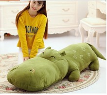 new lovely cartoon hippo toy plush green hippo doll gift about 120cm 0076 2024 - buy cheap