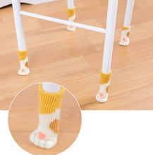 4pcs Chair Leg Socks Cloth Floor Protection Table Legs Anti-skid Furniture Feet Sleeve Cover Cat Scratching 2024 - buy cheap