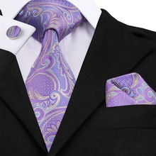 SN-364 hombres 100% Jacquard tejido seda corbatas corbata pañuelo gemelos conjuntos para hombres Formal boda fiesta novio envío gratis 2024 - compra barato