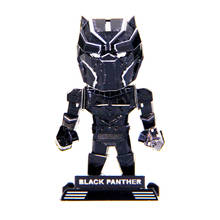 3D DIY Metal Puzzle Model Black Panther Q Edition Cutting Jigsaw Best Gifts Lover Friends Children Collection Educational Toys 2024 - buy cheap