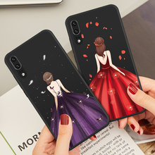ASINA Luxury Silicone Case For Huawei P20 Case Beautiful 3D Relief Dress Bumper For Huawei P Smart Honor 10 Y9 2019 Mate 20 Lite 2024 - buy cheap