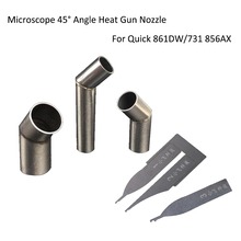 45 Degree Angle Heat Gun Nozzle Hot Air Gun Nozzle For Quick 861DW 858 850 2008 With Microscope Flying Wire CPU Blade 2024 - buy cheap