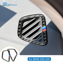 Airspeed for BMW G30 Carbon Fiber G30 Sticker BMW G30 Accessories Car Air Conditioner Outlet Frame Cover Stickers Interior Trim 2024 - buy cheap