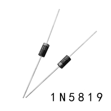 1N5819 DO-35 diode 100 шт./лот 2024 - купить недорого