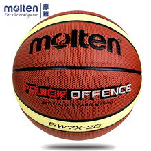 Molten-pelota de baloncesto Original de la serie GW, tamaño oficial, para entrenamiento en interiores y exteriores, gratis con aguja de bola + red de malla 2024 - compra barato