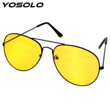 YOSOLO Copper Alloy Driving Glasses Car Drivers Night Vision Goggles Anti-glare Polarizer Sunglasses 2024 - buy cheap