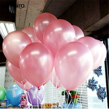 Globos inflables de látex rosa de 10 pulgadas, decoración para fiesta de boda, cumpleaños, niños, fiesta, juguetes baratos, 20 unidades/lote 2024 - compra barato