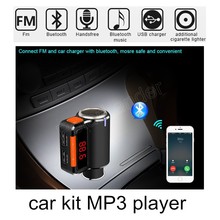 Car Mp3 Player Wireless FM Transmitter LED Screen Car Audio Music Player FM Modulator support bluetooth USB music dual 2024 - buy cheap