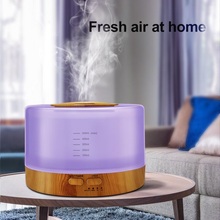 500ML Ultrasonic Humidifier with Remote Control Aroma Oil Diffuser High Capacity Aromatherapy 7 Color LED Lights Change For Home 2024 - buy cheap