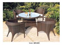 Small Round Outdoor Garden Table Chair Set Holiday Beach Swing Pool Garden Rattan Furniture 80CM Table Chairs Stool Combination 2024 - buy cheap