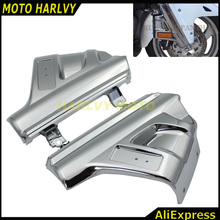 Chrome Motorcycle Front Fender Cover Moto Mudguard Frame Decoration case for Honda GL1800 GOLDWING 2001 2002 2003 2004 2005 2024 - buy cheap