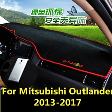 For Mitsubishi Outlander 2013-2017 Dashboard Cover Mat Pad Sun Shade Avoid Light Dash Board Carpet Protector Interior decoration 2024 - buy cheap