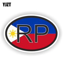 YJZT 13.6CM*9.2CM Accessories Persoanltiy Philippines RP Decal Car Sticker Country Code PVC 6-0382 2024 - buy cheap