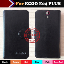 ECOO E04 PLUS Case 6 Colors Luxury Stand Flip Leather Cover For ECOO E04 PLUS Phone Bag Multi-Function Vintage Book Style 2024 - buy cheap