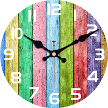 Creative Wall Clocks Colorful Design Silent Home Office Cafe Wall Decoration Clocks Home Art Decor Vintage Large Wall Clocks 2024 - buy cheap