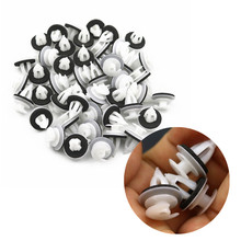20Pcs Car Door Panel Clips Buckle With Seal Ring For BMW E36 E38 E39 E46 X5 M3 M5 Z3 White Plastic Clips Fasteners 3 mm 2024 - buy cheap