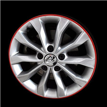Car-styling Wheel Rim Reflective Sticker For SEAT Ibiza Leon Toledo Arosa Alhambra Exeo FR Supercopa Mii Altea Cordoba cupra 2024 - buy cheap