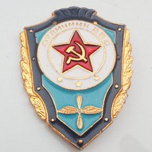 The Soviet Union Original Badge Air Force Honor Medals Gold Souvenir Pin Gift for Russia Army Fans 2024 - buy cheap