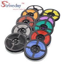 100 meters (328 ft) 24AWG Flexible Rubber Silicone Wire Tinned copper line PCB DIY Electronic cable 10 colors to choose from 2024 - buy cheap