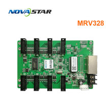 Novastar система управления MRV328 Замена mrv308 светодиодный экран дисплей приемная карта Открытый Крытый полноцветный rgb матричный СВЕТОДИОДНЫЙ экран 2024 - купить недорого