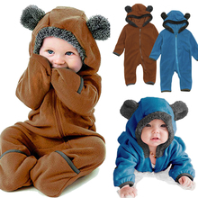 Baby Clothing Cartoon Infant Romper Boys Girls Jumpsuit Animal Model Long Sleeve Costume Ropa Hooded Overall Climbing Clothes 2024 - buy cheap