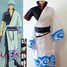 5 pieces 2017 new Anime Gintama Cosplay Costume Halloween Dress Adults Sakata Gintoki Cosplay Costumes for Sale Silver Soul 2024 - buy cheap