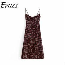 Vestido floral preto boêmio vintage, vestido feminino sexy sem mangas, costas nuas, alças espaguete, praia, vestido longo casual, vestidos femininos boho 2024 - compre barato