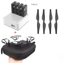 Charger 4in1 For DJI TELLO Multi Battery Charging Hub + Carrying Case Storage Box + Quick-Release Propellers Propeller 2024 - buy cheap