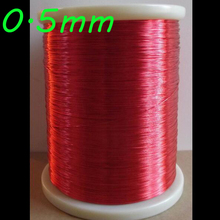 cltgxdd  0.5mm  QA-1-155 2UEW Polyurethane enameled Wire Copper Wire Red 2024 - buy cheap