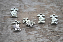 30pcs bonny Rabbit carrot Charms, Antique Tibetan Silver bonny Rabbit carrot charm pendants ,  15x10mm 2024 - buy cheap
