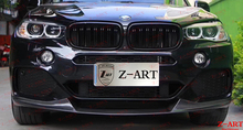 Z-ART carbon fiber front chin for BMW F15 carbon fiber front lip for BMW X5 M sport 2013-2018 carbon fiber front spoiler 2024 - buy cheap