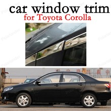 Window Trim  Decoration Strips Stainless Steel Car Exterior Accessories for Toyota Corolla without column 2024 - buy cheap