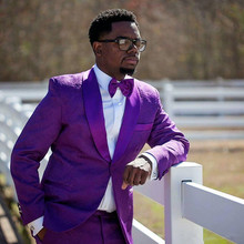 Blazer padrinho de lapela clássico com um botão, blazer masculino, jaqueta + calça + gravata, para casamento/formatura 2024 - compre barato