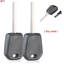 Keyecu 2pcs New Replacement Transponder Key Shell Case Fob for Ford Ecosport Edge Explorer Lincoln MKC MKX 164-R8128 HU101 Blade 2024 - buy cheap