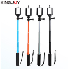 KINGJOY Official Selfie Stick Action Camera Tripod For Phone Monopod Smartphone Universal For Iphone Samsung Gopro Four Colors 2024 - buy cheap