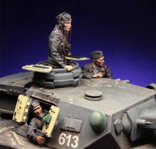 1/35 Resin Figure Model Kit 138 German Tank Crew Threee Figures Unassembled Unpainted Top 2024 - buy cheap